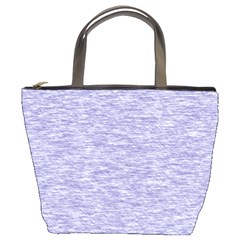 Light Purple Color Textured Bucket Bag by SpinnyChairDesigns