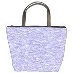 Light Purple Color Textured Bucket Bag Front