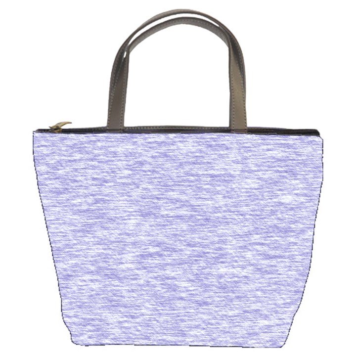 Light Purple Color Textured Bucket Bag