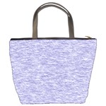 Light Purple Color Textured Bucket Bag Back