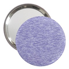 Light Purple Color Textured 3  Handbag Mirrors by SpinnyChairDesigns