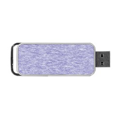 Light Purple Color Textured Portable Usb Flash (two Sides) by SpinnyChairDesigns