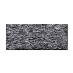 Black White Grey Texture Hand Towel by SpinnyChairDesigns