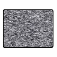 Black White Grey Texture Fleece Blanket (small) by SpinnyChairDesigns