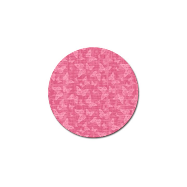 Blush Pink Butterflies Batik Golf Ball Marker