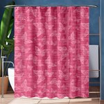 Blush Pink Butterflies Batik Shower Curtain 60  x 72  (Medium)  60 x72  Curtain