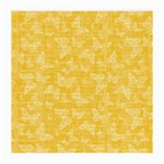 Saffron Yellow Butterflies Batik Medium Glasses Cloth (2 Sides) Back