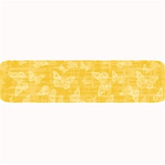 Saffron Yellow Butterflies Batik Large Bar Mats by SpinnyChairDesigns