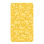 Saffron Yellow Butterflies Batik Memory Card Reader (Rectangular) Front