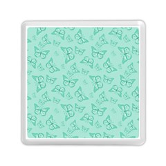 Biscay Green Monarch Butterflies Memory Card Reader (square) by SpinnyChairDesigns