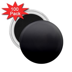 Black Gradient Ombre Color 2 25  Magnets (100 Pack)  by SpinnyChairDesigns