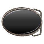 Black Gradient Ombre Color Belt Buckles Front