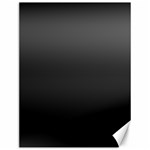 Black Gradient Ombre Color Canvas 12  x 16  11.86 x15.41  Canvas - 1