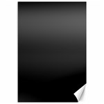 Black Gradient Ombre Color Canvas 12  x 18  11.88 x17.36  Canvas - 1