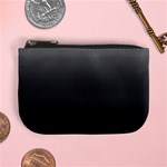 Black Gradient Ombre Color Mini Coin Purse Front