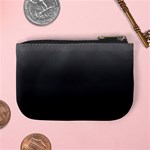 Black Gradient Ombre Color Mini Coin Purse Back