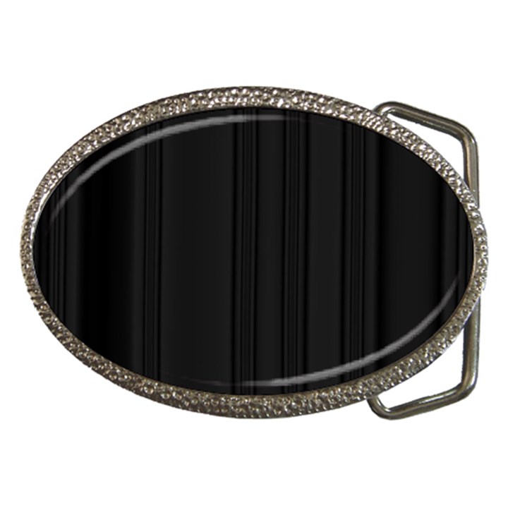 Pitch Black Color Stripes Belt Buckles