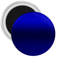 Cobalt Blue Gradient Ombre Color 3  Magnets by SpinnyChairDesigns