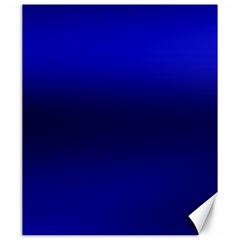 Cobalt Blue Gradient Ombre Color Canvas 20  X 24  by SpinnyChairDesigns