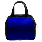 Cobalt Blue Gradient Ombre Color Classic Handbag (Two Sides) Front