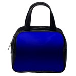 Cobalt Blue Gradient Ombre Color Classic Handbag (Two Sides) Back