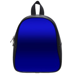 Cobalt Blue Gradient Ombre Color School Bag (small) by SpinnyChairDesigns