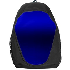 Cobalt Blue Gradient Ombre Color Backpack Bag by SpinnyChairDesigns