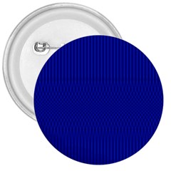 Cobalt Blue Color Stripes 3  Buttons by SpinnyChairDesigns