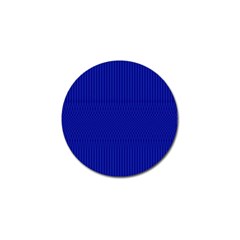 Cobalt Blue Color Stripes Golf Ball Marker (10 Pack) by SpinnyChairDesigns