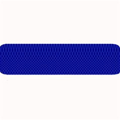 Cobalt Blue Color Stripes Large Bar Mats by SpinnyChairDesigns