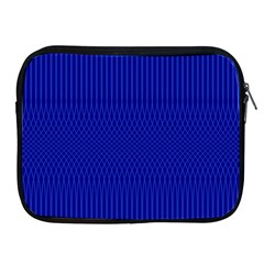 Cobalt Blue Color Stripes Apple Ipad 2/3/4 Zipper Cases by SpinnyChairDesigns