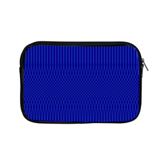 Cobalt Blue Color Stripes Apple Ipad Mini Zipper Cases by SpinnyChairDesigns