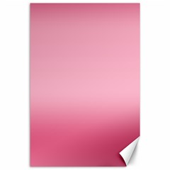 Blush Pink Color Gradient Ombre Canvas 24  X 36  by SpinnyChairDesigns