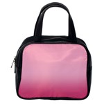 Blush Pink Color Gradient Ombre Classic Handbag (Two Sides) Back