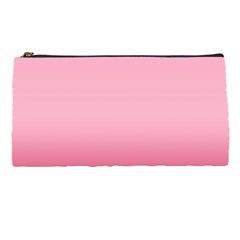 Blush Pink Color Gradient Ombre Pencil Case by SpinnyChairDesigns