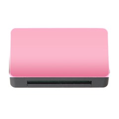 Blush Pink Color Gradient Ombre Memory Card Reader With Cf by SpinnyChairDesigns