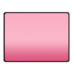 Blush Pink Color Gradient Ombre Double Sided Fleece Blanket (small)  by SpinnyChairDesigns