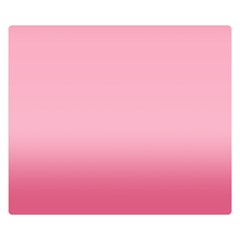 Blush Pink Color Gradient Ombre Double Sided Flano Blanket (small)  by SpinnyChairDesigns