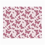 Blush Pink Color Butterflies Small Glasses Cloth Front