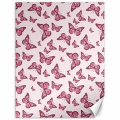 Blush Pink Color Butterflies Canvas 12  X 16  by SpinnyChairDesigns