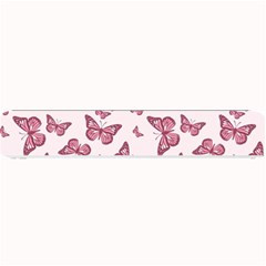 Blush Pink Color Butterflies Small Bar Mats by SpinnyChairDesigns