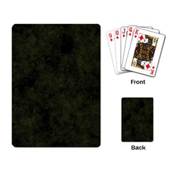 Army Green Color Grunge Playing Cards Single Design (rectangle) by SpinnyChairDesigns