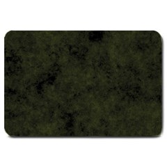 Army Green Color Grunge Large Doormat  by SpinnyChairDesigns