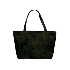 Army Green Color Grunge Classic Shoulder Handbag by SpinnyChairDesigns