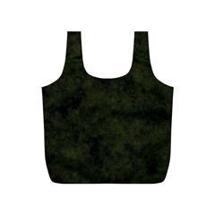 Army Green Color Grunge Full Print Recycle Bag (s) by SpinnyChairDesigns