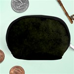 Army Green Color Grunge Accessory Pouch (Medium) Front