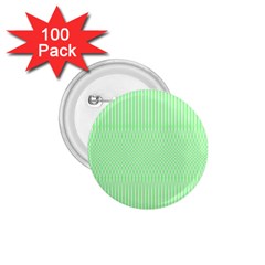 Mint Green White Stripes 1 75  Buttons (100 Pack)  by SpinnyChairDesigns