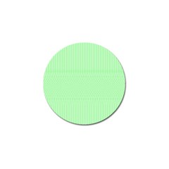 Mint Green White Stripes Golf Ball Marker (4 Pack) by SpinnyChairDesigns