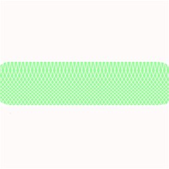 Mint Green White Stripes Large Bar Mats by SpinnyChairDesigns