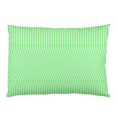 Mint Green White Stripes Pillow Case (two Sides)